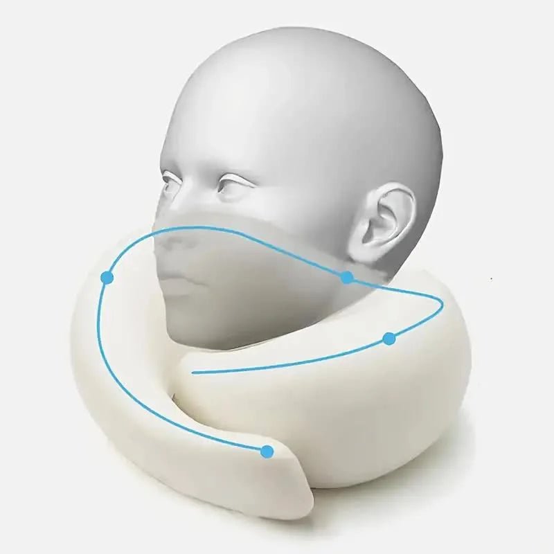 Memory Foam Neck Pillow Travel Snail Design